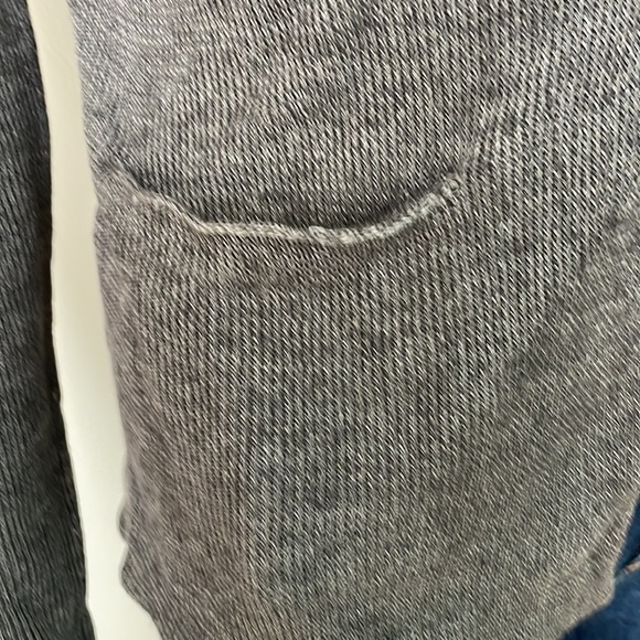 Eileen Fischer cardigan Grey Linen knit Blazer - Picture 5 of 9